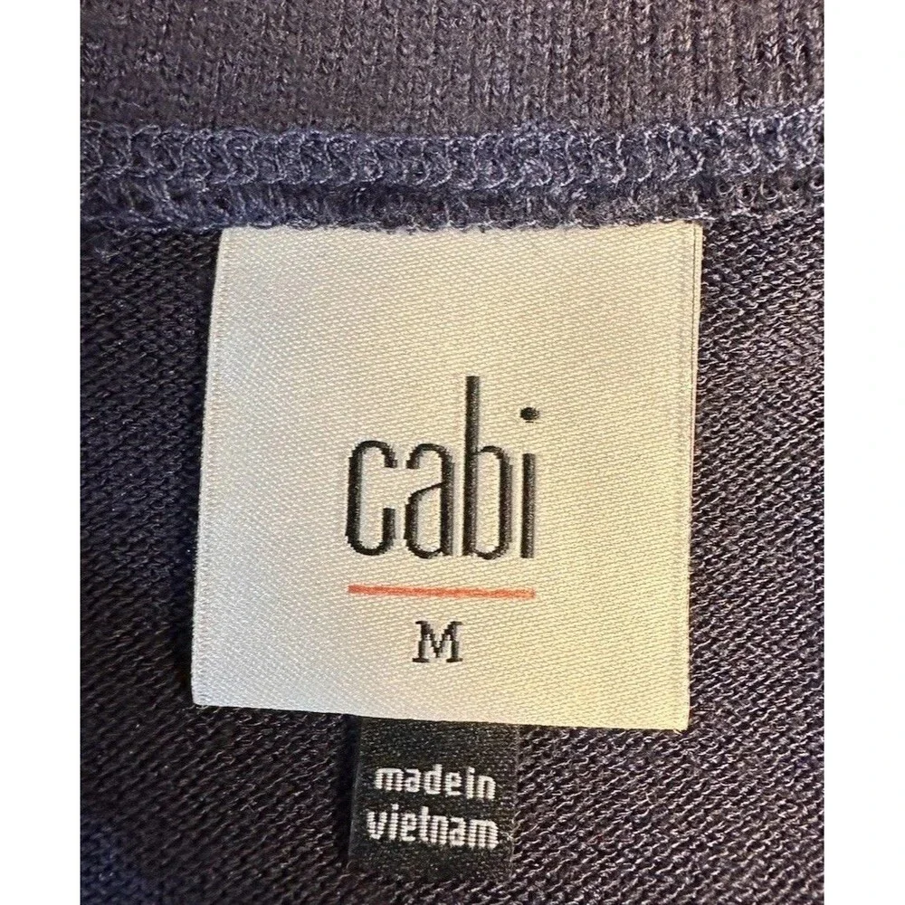 Cabi Round Up Pockets Navy Blue Dress Size M #4390 Casual Travel Workwear NWT
